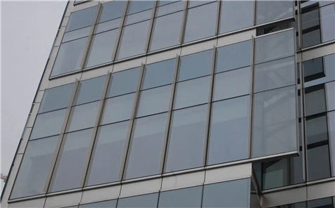 Heat Insulation Laminated Unitized Glass Curtain Wall System For Commercial Building