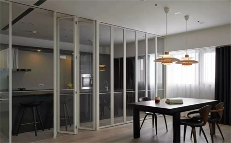 Balcony Hot SaleThermal Break Aluminum Stacking Bifold Door