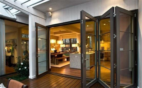 Balcony Hot SaleThermal Break Aluminum Stacking Bifold Door