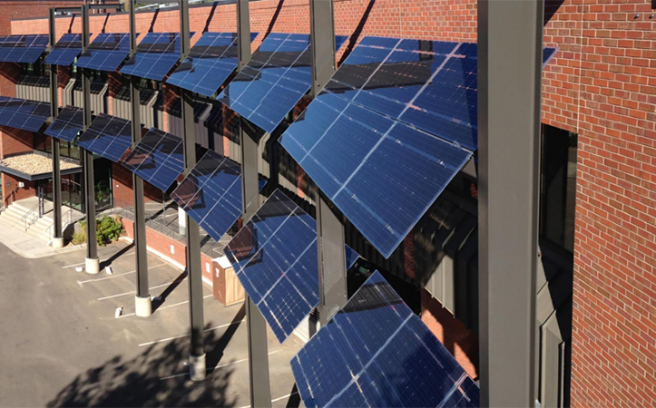 BIPV Canopy For Parking Shed