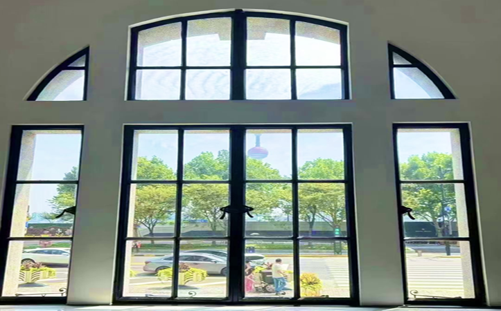 Arched French Windows Glass Casement