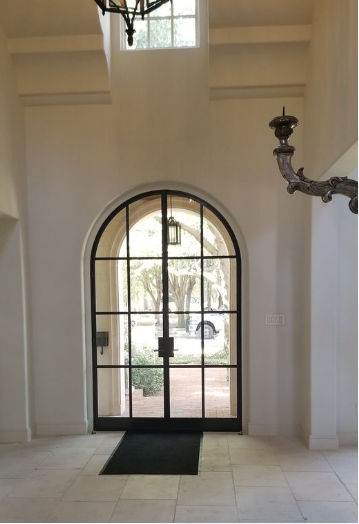 Glass Casement Arched French Windows