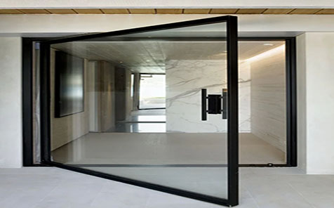 Frameless Swing Modern Design Glass Hinged Door