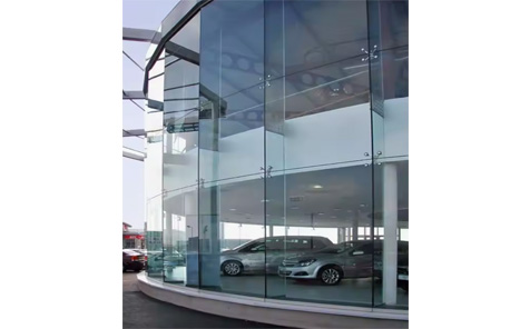 Aluminum Alloy Glass Roof Wall Waterproof Outside Spider Glass Curtain Wall