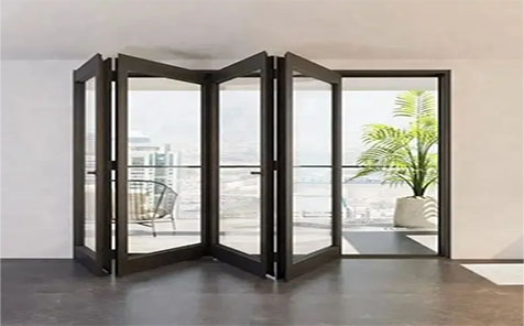 Bi Folded Toughened  Aluminium Glass Doors for Home