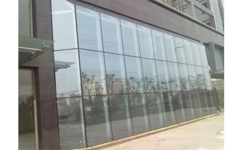 Building Facade Frameless Double Glazing System Aluminum Profile Panel Spider Glass Curtain Wall Glass