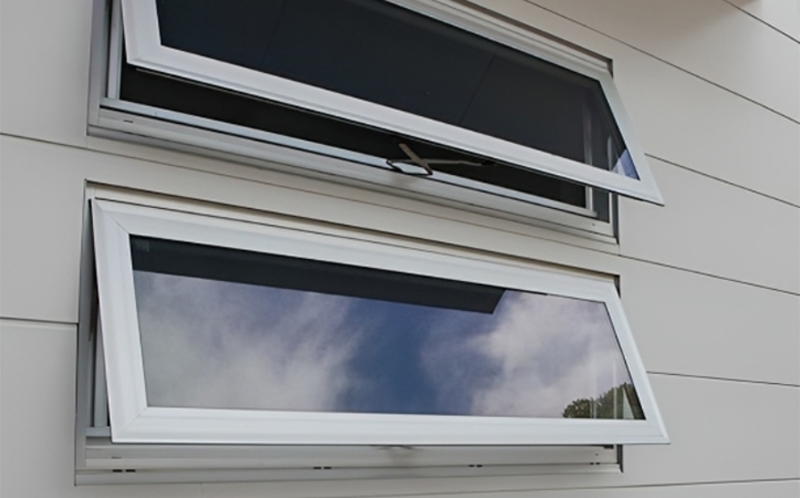 High Performance Thermal Break Top Fixed Windows Awning Hung Window