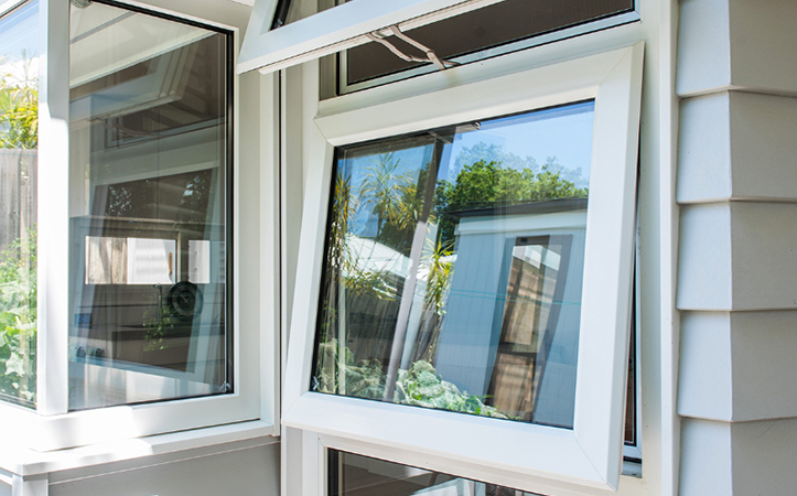 Aluminum Glazed Awning Windows for Kitchen with good airflow