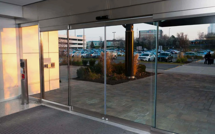 Commercial Building Entrance Door Aluminum Sliding Door Design Electric Automatic Modern Aluminum Door