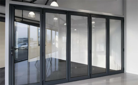 Modern Design Waterproof Electric System Aluminum Tempered Glass Automatic Sliding Door