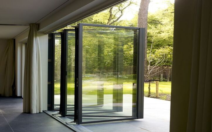 Heavy Duty Thermal Breaking Glass Bifold Doors