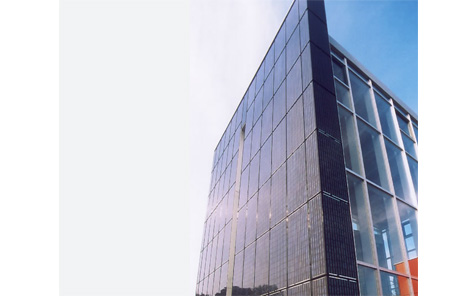 Photovoltaic Curtain Wall Solar Panels On Building Facades Or Roof Panels