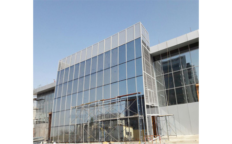 Double Layer Triple Glazed Curtain Wall Exterior Frameless Spider Glass Curtain Wall System Price