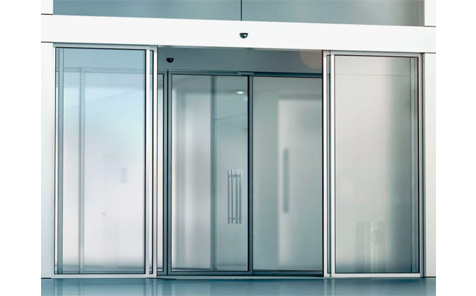 Automatic Sliding Door System Indoor Aluminum Frame Soundproof Sliding Door