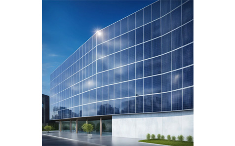 High Transmittance Tempered Transparent Solar Glass Building Outdoor Facade