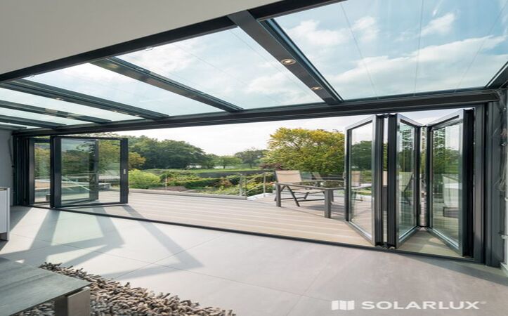 Soundproof House Exterior Bi Fold Patio Doors