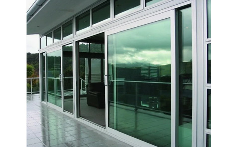 Custom Electric Exterior Sliding Patio Aluminum Sliding Automatic Glass Door