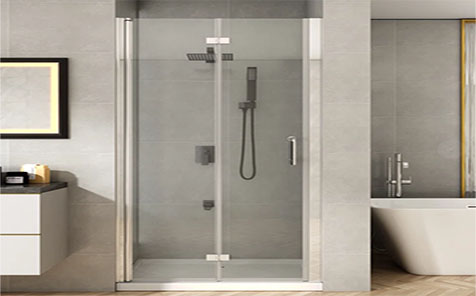 Framless Tempered Glass Shower Room Swing Doors