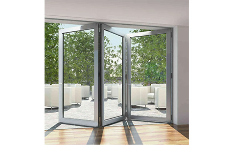 High Quality New Customizable Soundproof Aluminum Alloy Electric Glass Folding Door