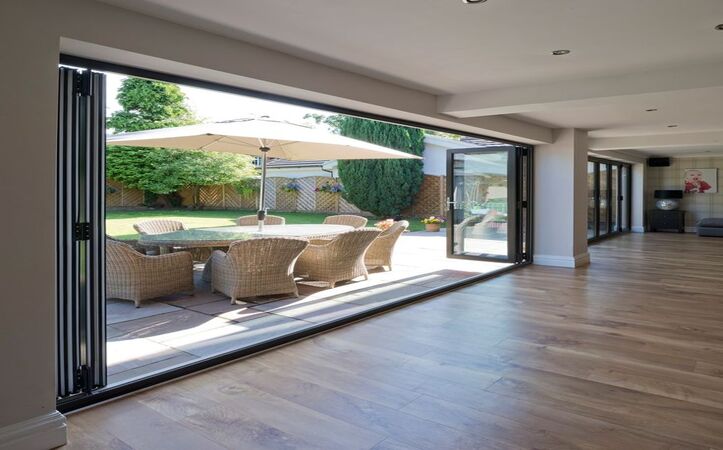 Hurricane proof exterior bifolding bi-fold doors